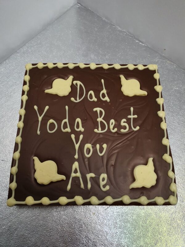 Dad Yoda Best Chocolate Slab