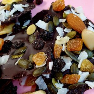 Dark Chocolate Fruit and Nut bark