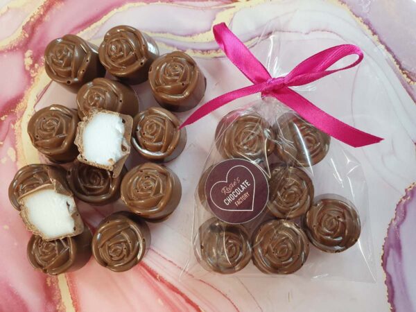 Milk Chocolate Rose Creams