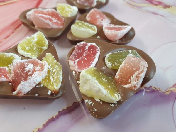 Turkish Delight Milk Chocolate Hearts - Image 4