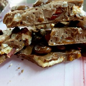 Crunchie Coffee Toffee Pecan Bark