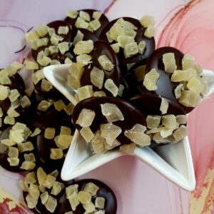 Dark Chocolate Pineapple Buttons